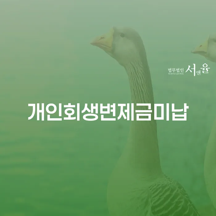 개인회생제도 대출 받은 돈채무조정 무료법률상담
